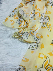 Bunny Top & Denim Jeans