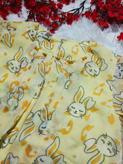 Bunny Top & Denim Jeans