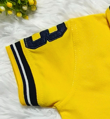 Boys' Stylish Yellow Polo Shirt