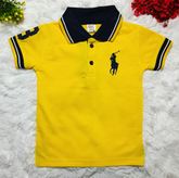 Boys' Stylish Yellow Polo Shirt