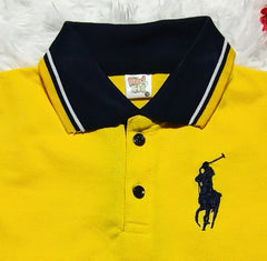 Boys' Stylish Yellow Polo Shirt
