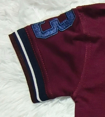 Boys' Stylish Maroon Polo Shirt